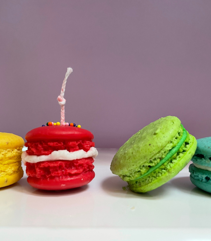 Assorted Macaron Candles