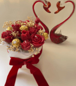 Valentine candle bouquet