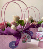 Lilac Whisper Candle Bouquet