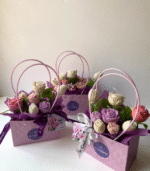 Lilac Whisper candle bouquet